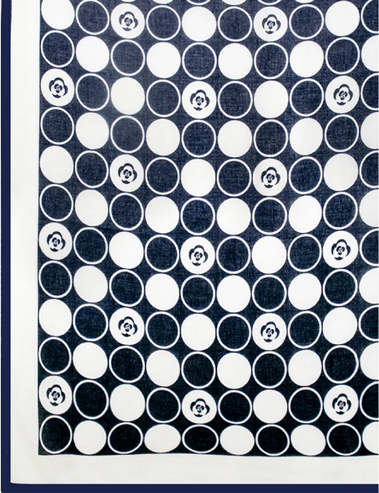 Manteaux Manteaux | La maison du manteau au Québec Châle Foulard Oblong Léger à Imprimé Intemporel de Circles et Roses