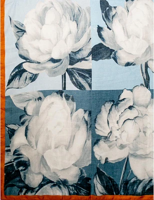 Écharpe Florale Légère