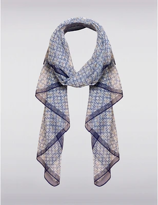 Manteaux Manteaux | La maison du manteau au Québec Foulard Fluide Léger Oversized à Imprimé Trèfle Chic par Saki