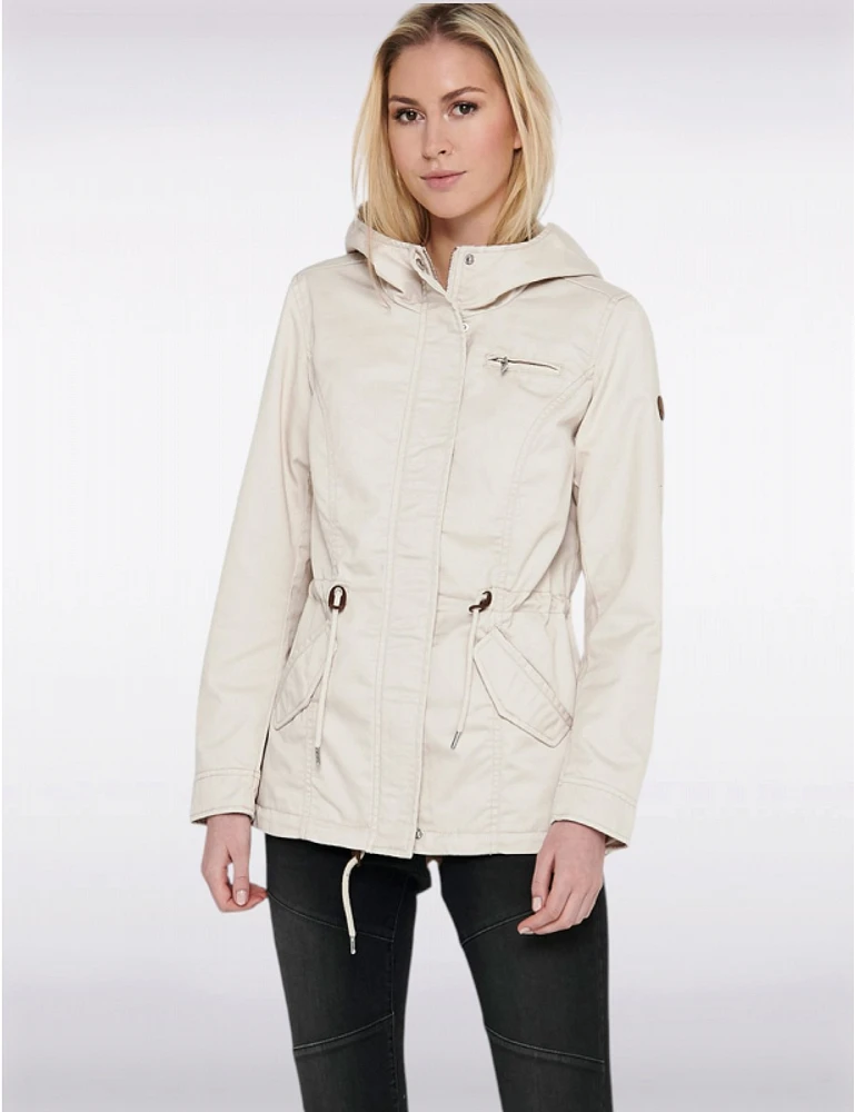 Manteau Léger Capuche Coton Recyclé par ONLY