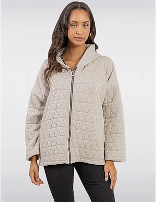Hoodie Matelassé Diamant Froccella