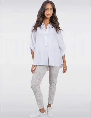 Pantalon Imprimé Paisley Froccella