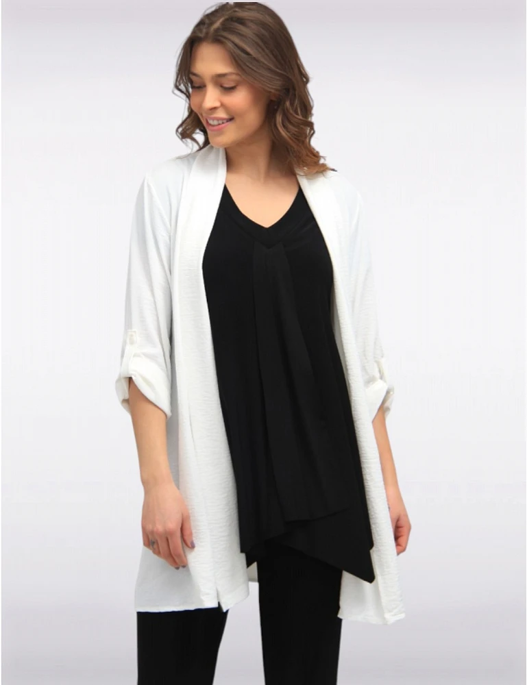 Cardigan Drape Froissé par Froccella