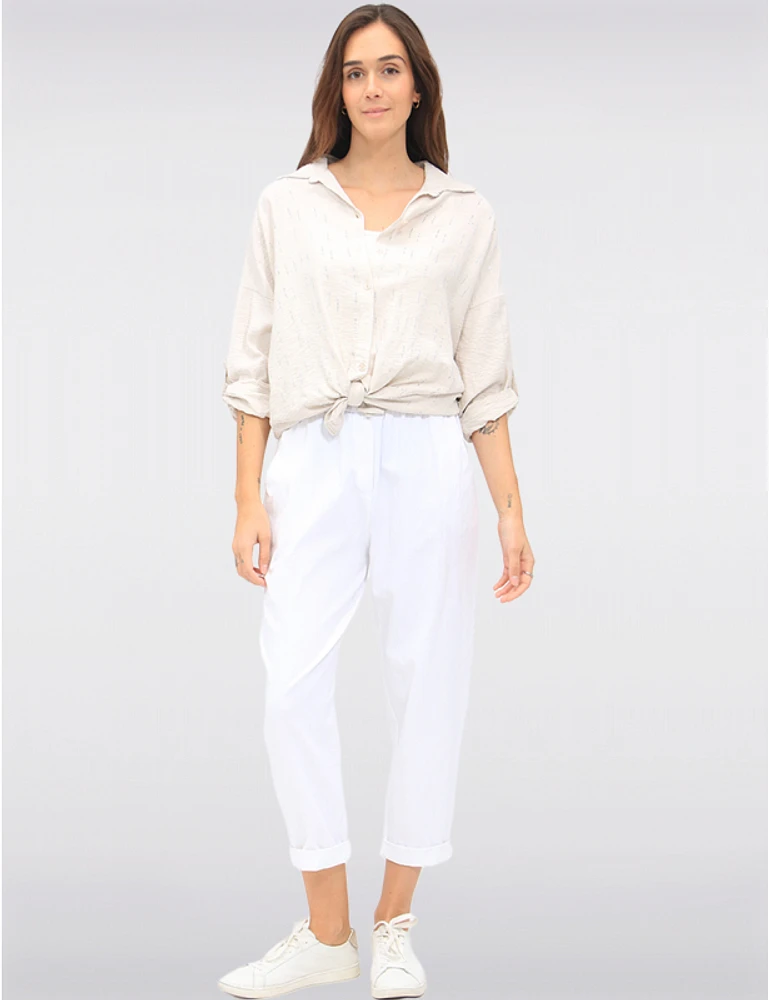 Pantalon Stretch Décontracté Froccella