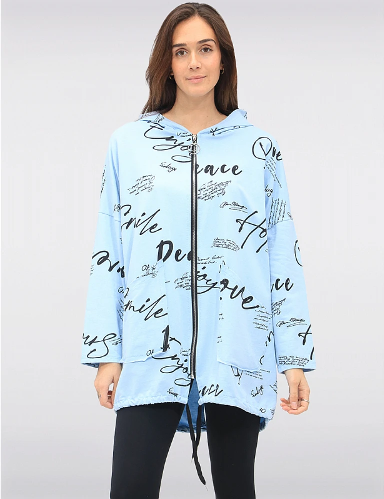 Hoodie Graphique Coton Froccella
