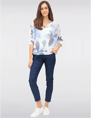 Haut Crochet Floral Dolman par Froccella