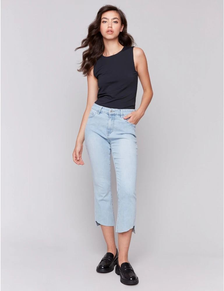 Jeans Court Asymétrique Charlie B.