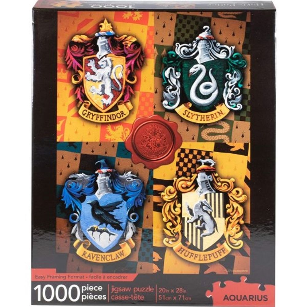 Mind Games + Harry Potter Crests 1000 Piece Jigsaw Puzzle | Upper Canada  Mall