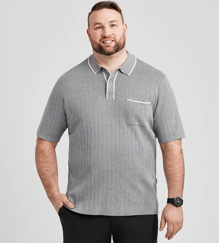 Sweater Knit Polo