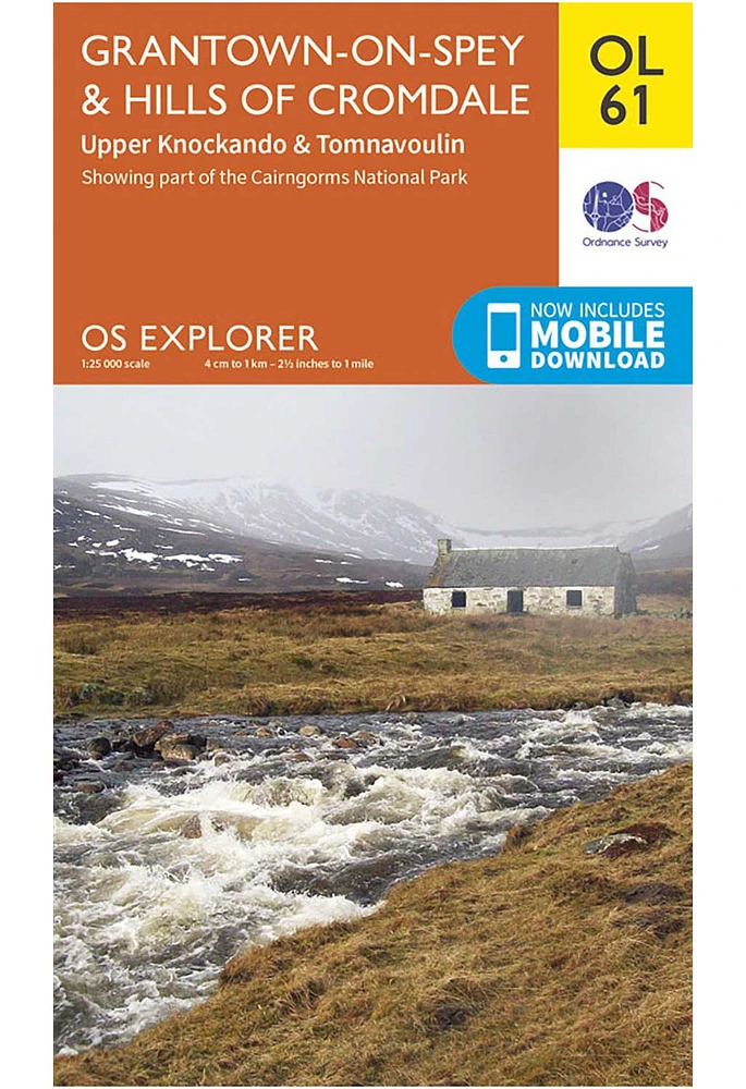 OS Map Of Coreen Hills & Glenlivet | Explorer OL62 Map | Ordnance Survey