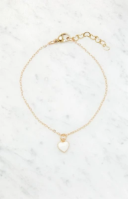 John Galt Gold Heart Bracelet