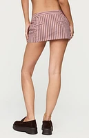 Edikted Marlow Striped Mini Skort