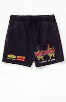 Pacsun Subliminal Fleece Volley Sweat Shorts