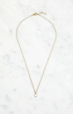 John Galt Gold Heart Necklace