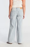 Pacsun Casey Low Rise Baggy Jeans Light Indigo Wash