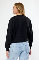 Coney Island Picnic Black Cowboy Lounge Crew Neck Sweatshirt