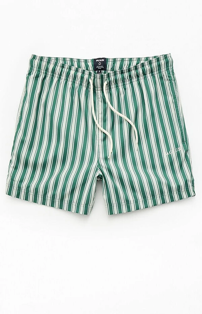 Pacsun Maldives Striped Eco 4.5" Swim Trunks