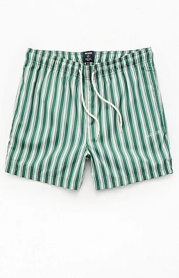 Pacsun Maldives Striped Eco 4.5" Swim Trunks