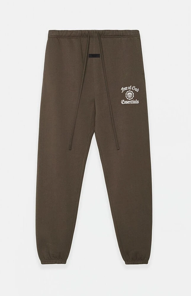 Fear of God Essentials Women's Brown Heavy Fleece Sweatpants