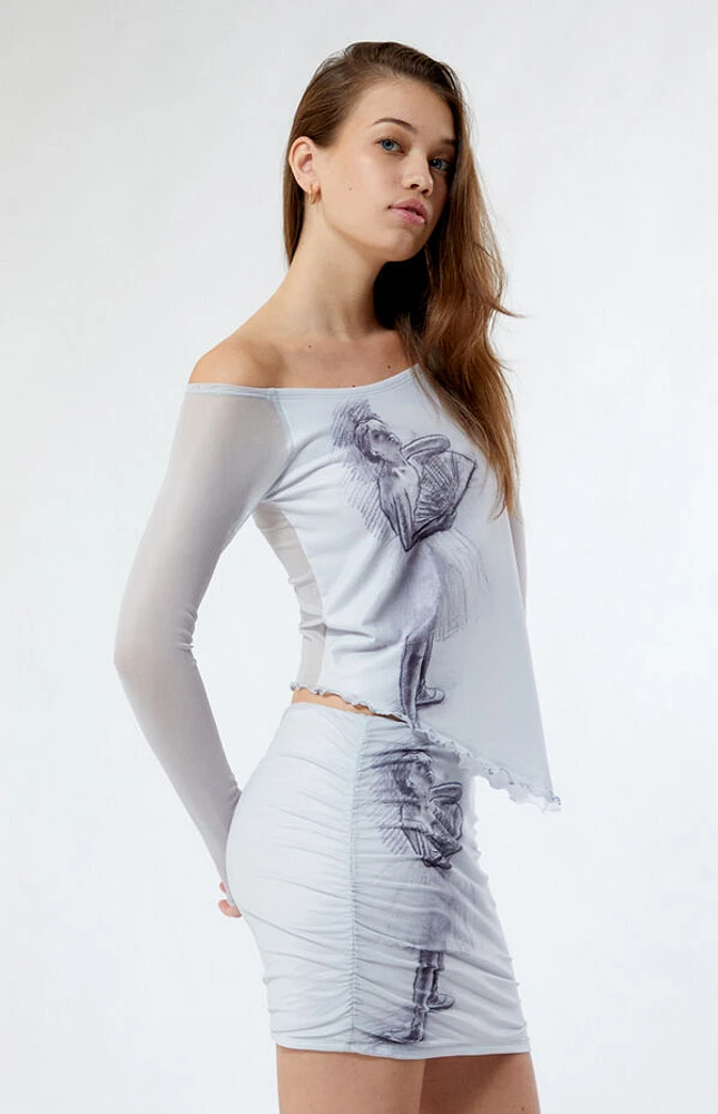 The Met x PacSun Degas Dancer Mesh Mini Skirt
