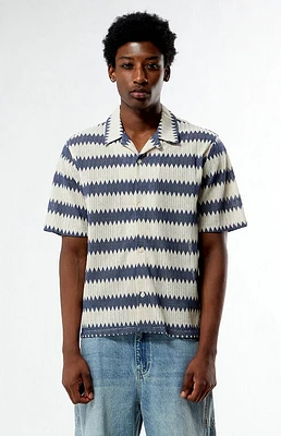 Pacsun & Cream Textured Oversized Resort Camp Shirt