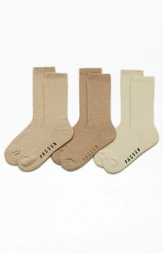 Pacsun 3 Pack Basic Crew Socks