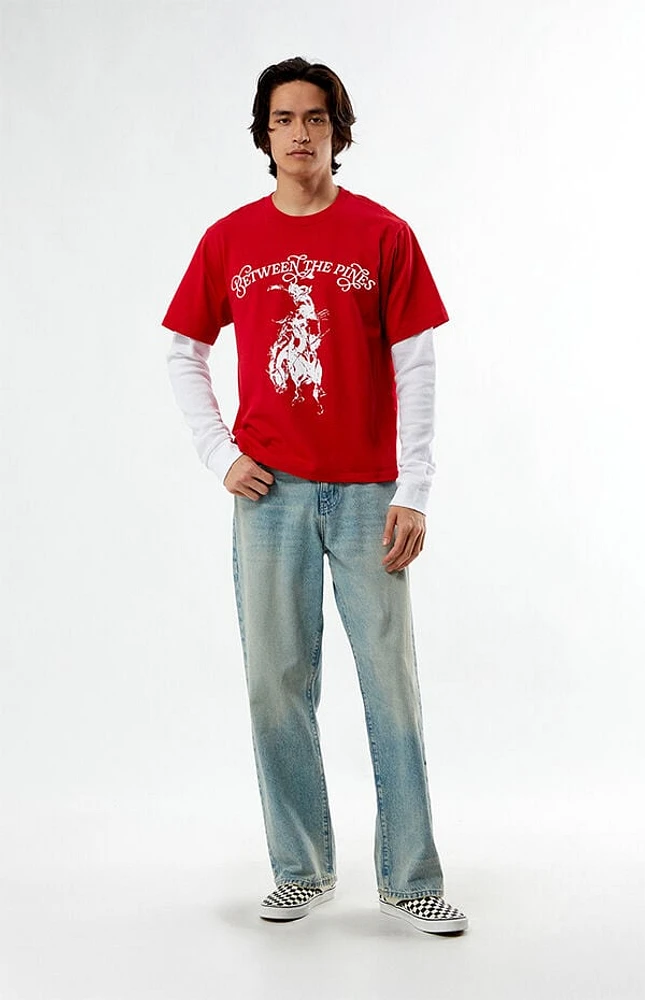 Pacsun Pines 2fer Thermal Long Sleeve T-Shirt