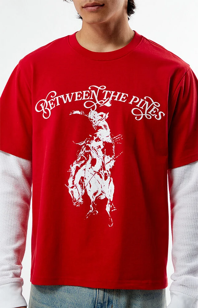 Pacsun Pines 2fer Thermal Long Sleeve T-Shirt
