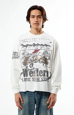 Pacsun Western Cropped Long Sleeve T-Shirt