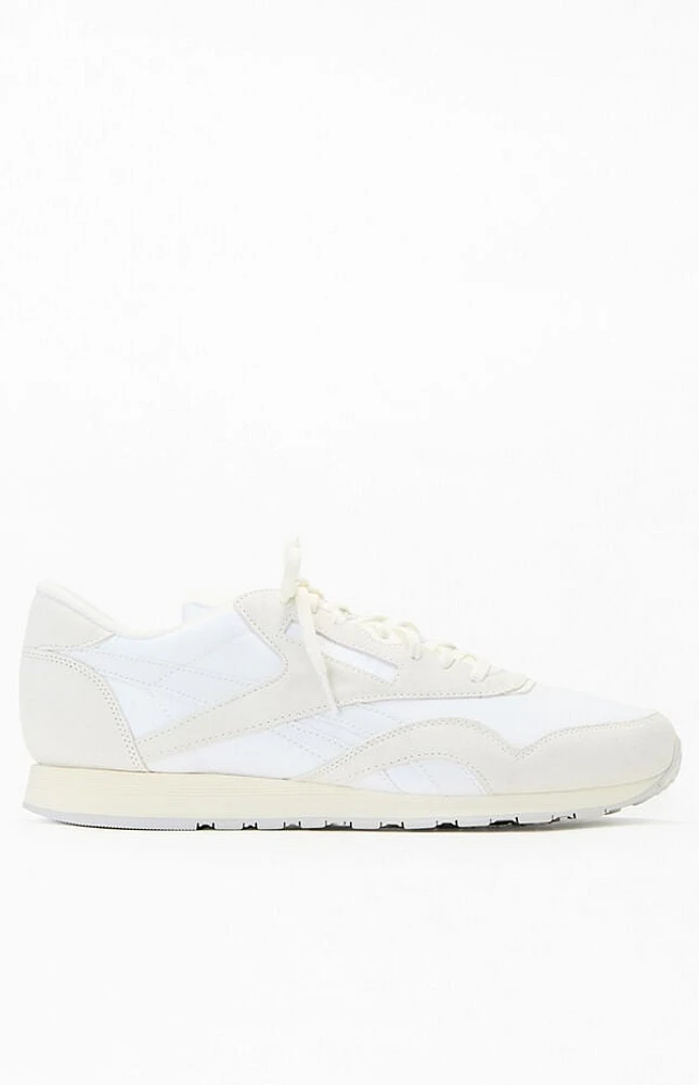 Reebok Light Gray Classic Nylon Vintage Suede Shoes