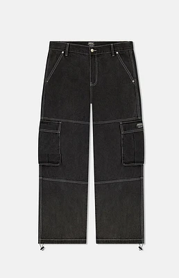 WeSC America Inc Black Cargo Baggy Jeans