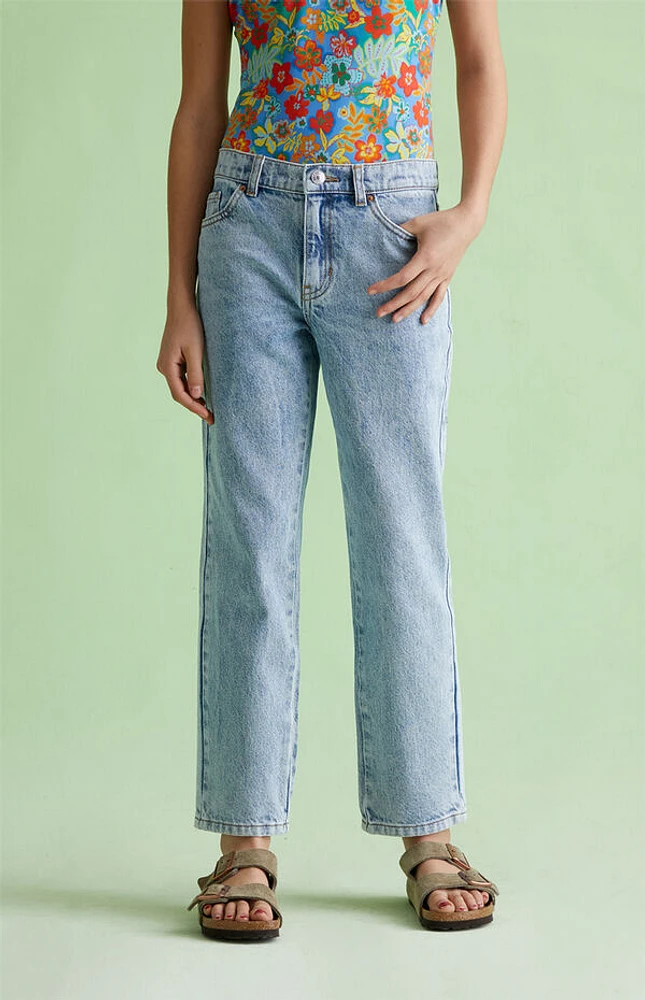 Pacsun Kids Light Indigo '90s Straight Leg Jeans