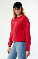 Coney Island Picnic Red Cowboy Lounge Crew Neck Sweatshirt