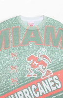 Mitchell & Ness NCAA Miami Hurricanes Playmaker T-Shirt