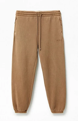 A.R.C. Brown Fleece Jogger Sweatpants