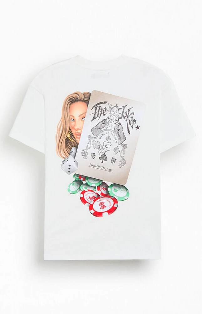 SAINT CHRISTOPHER Luck On The Line T-Shirt