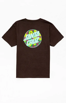 Santa Cruz Kids Screaming Hibiscus Dot T-Shirt