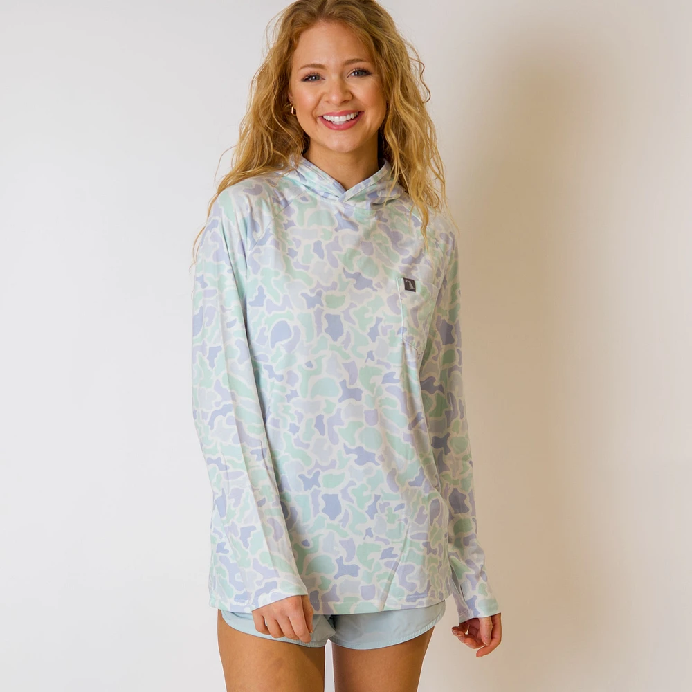 Local Girl Heather Blend Hoodie Mint