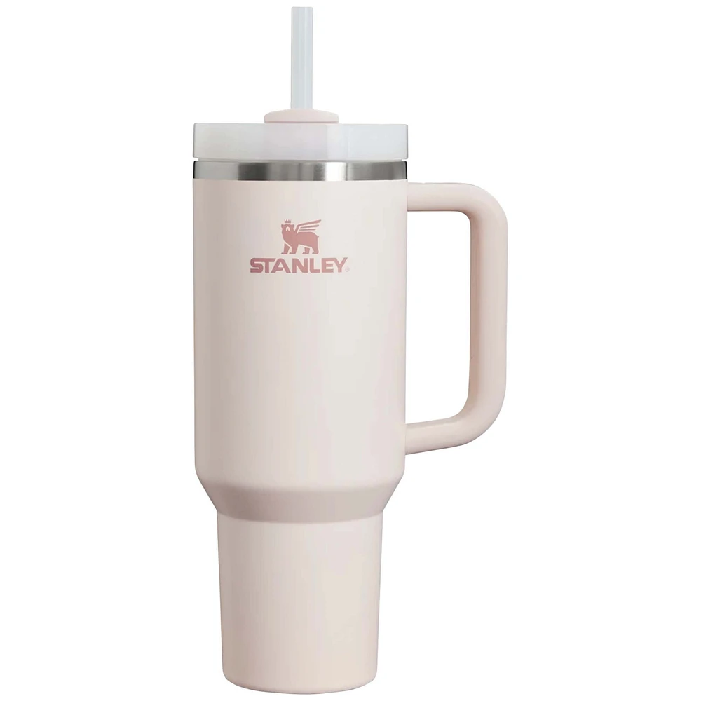 The 40oz Quencher H2.0 Flowstate™ Tumbler in Rose Quartz