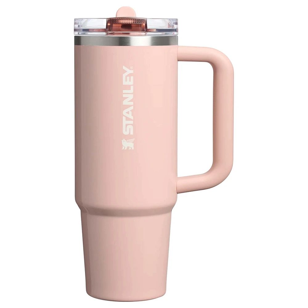 The 30oz Quencher ProTour Flip Straw Tumbler in Peach Whip Gloss