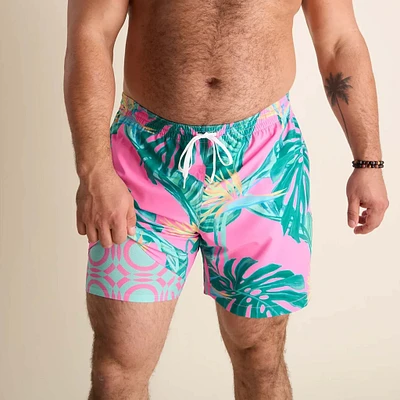 The Birds Of Paradise 5.5 Inch Lined Swim Shorts