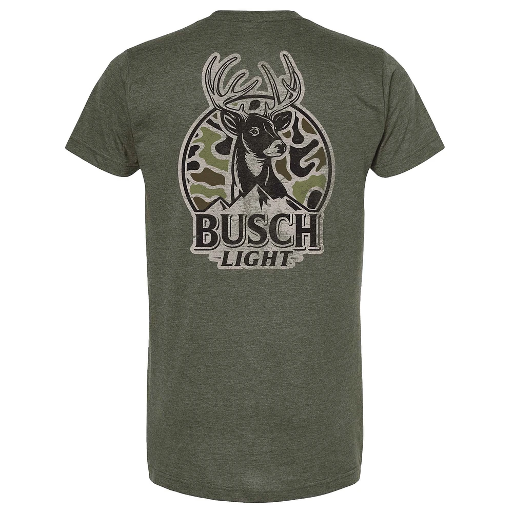 Busch Camo Can Deer Short Sleeve T-Shirt