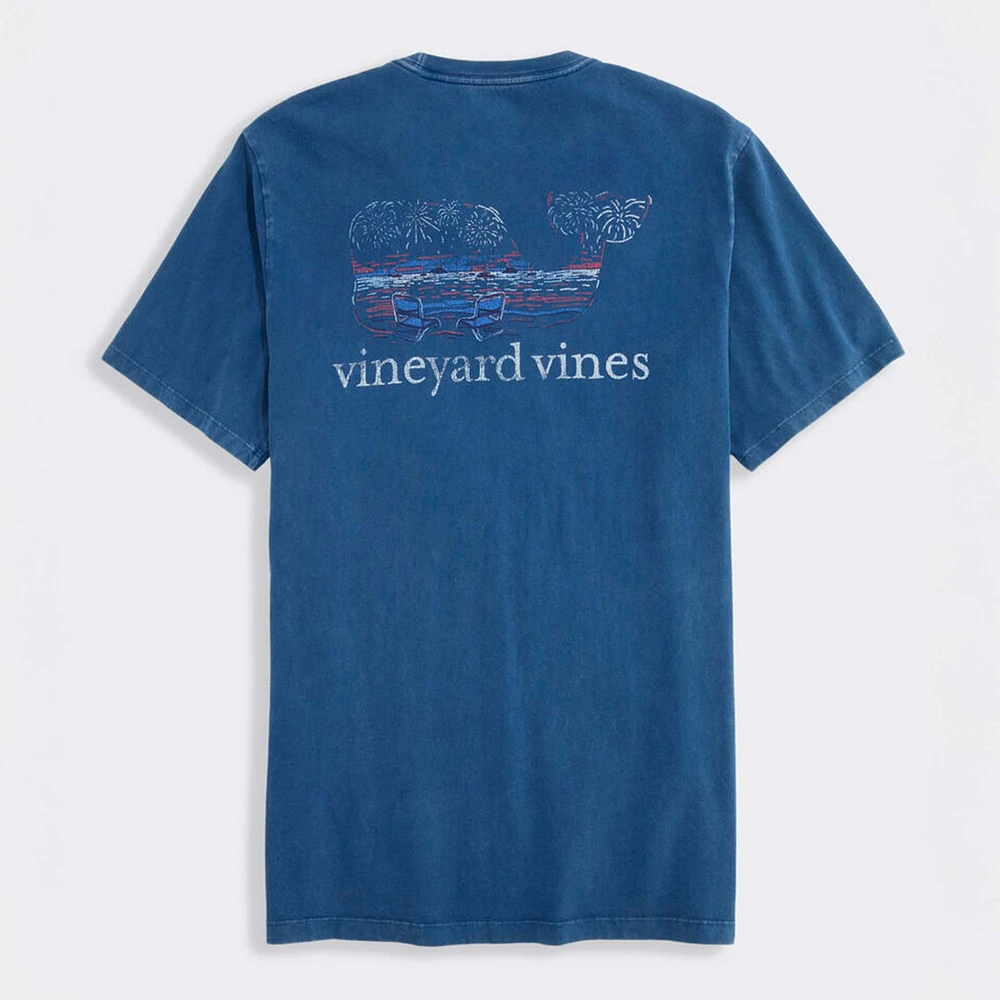 Fireworks Whale Fill Short Sleeve T-Shirt