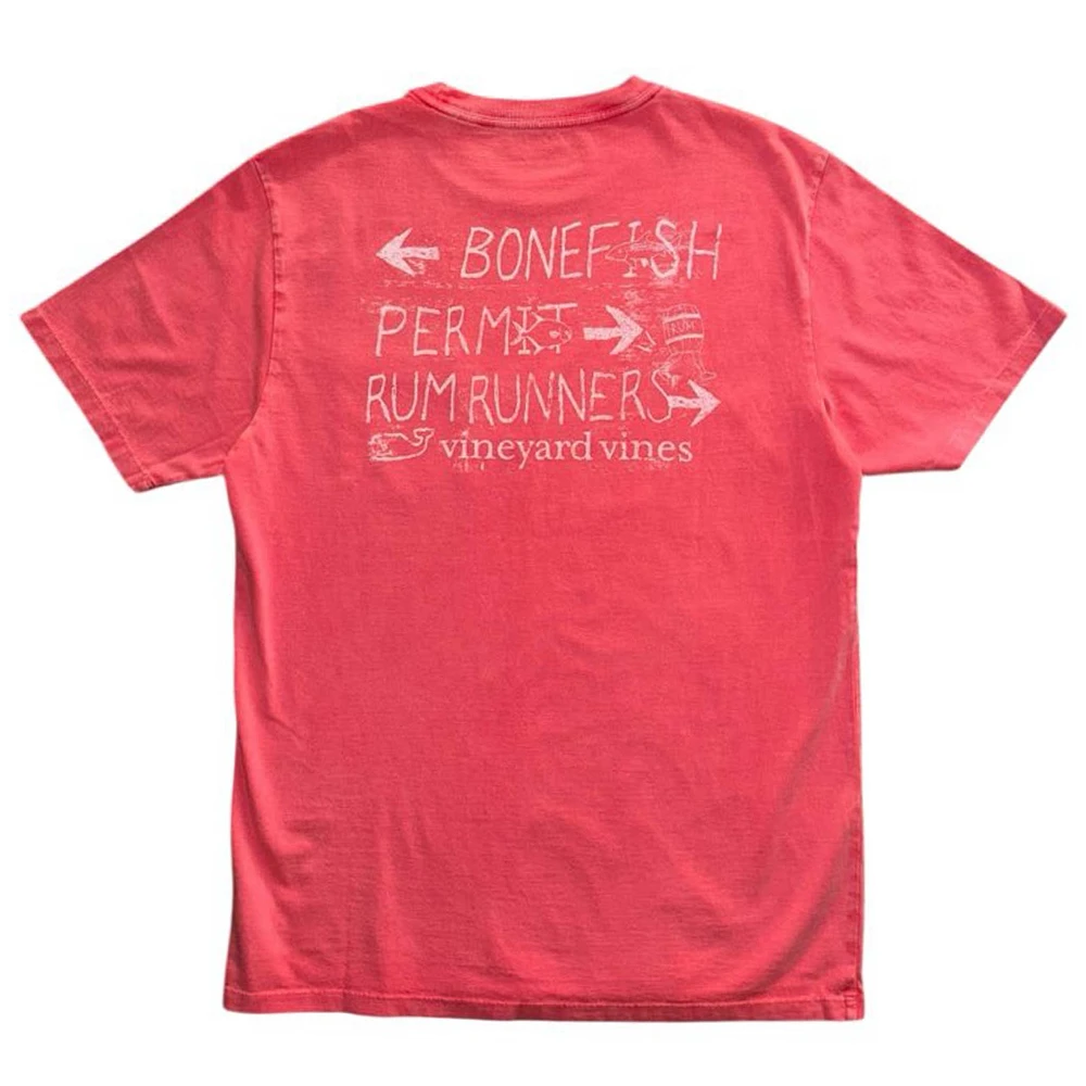 Rum Runner Short Sleeve T-Shirt Sailors Red