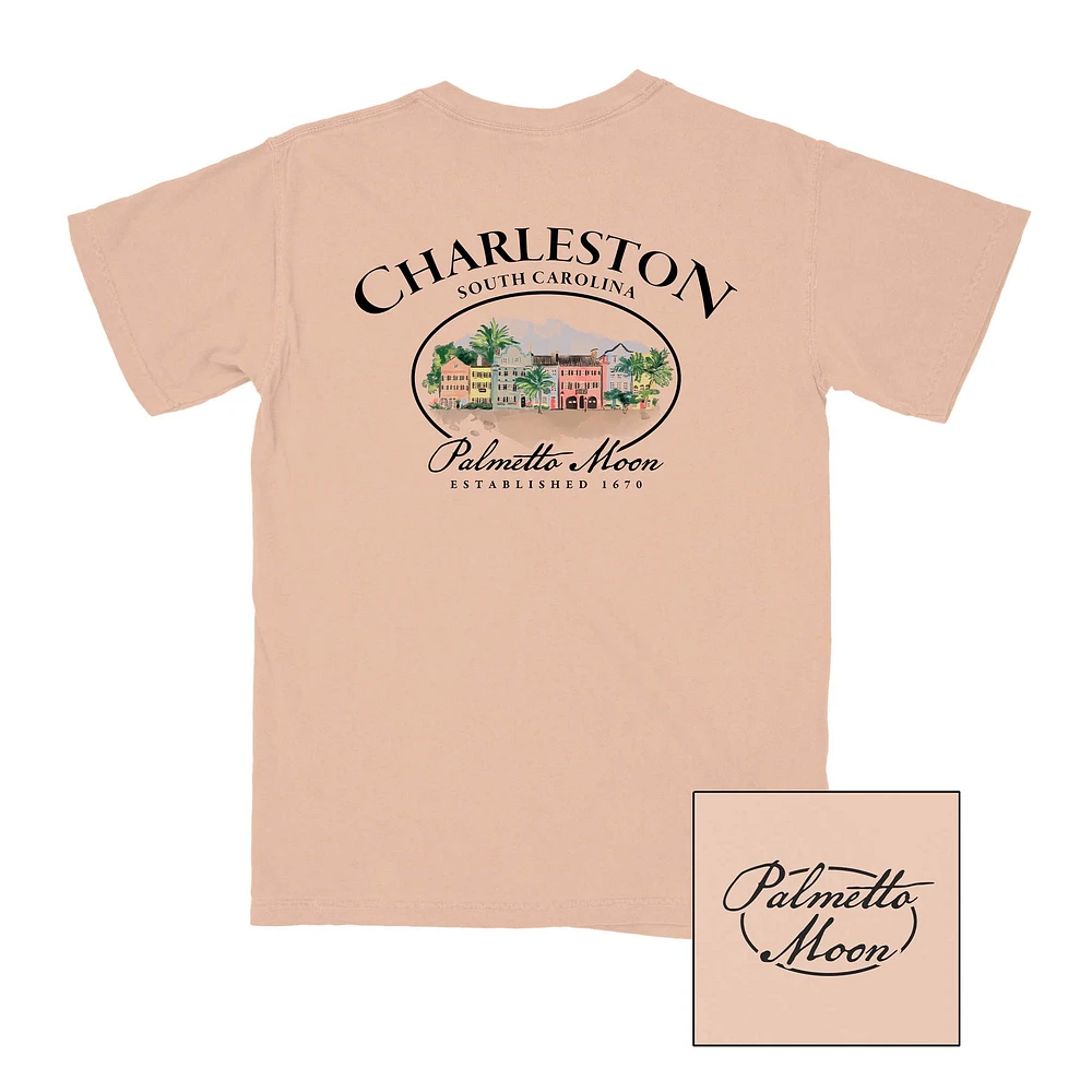 Rainbow Row Oval Short Sleeve T-Shirt