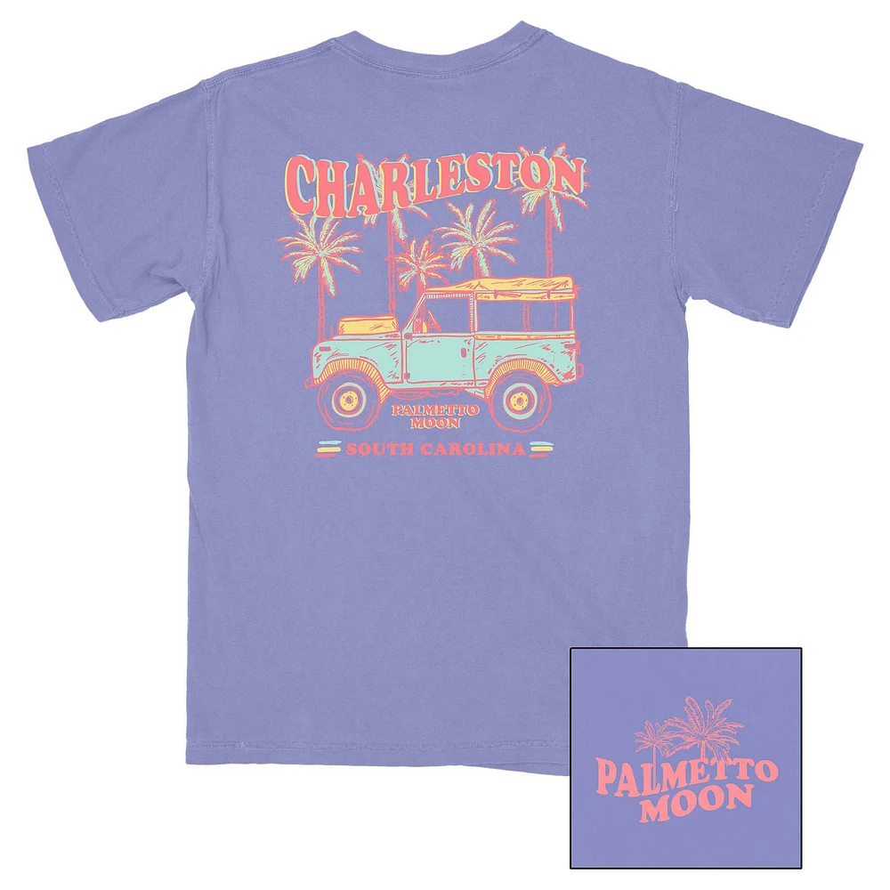 Charleston Locals Only Short Sleeve T-Shirt Violet