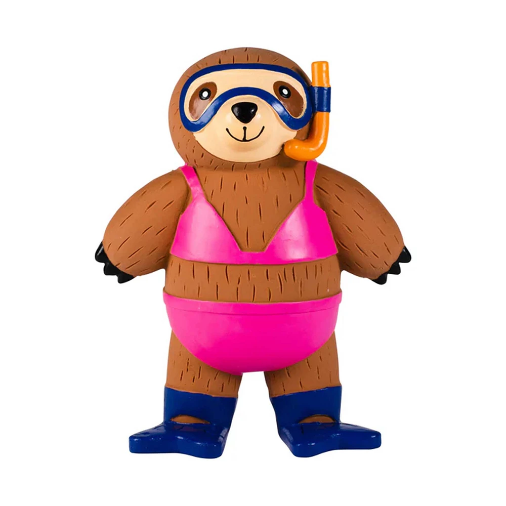 Snorkel Sloth Dog Toy