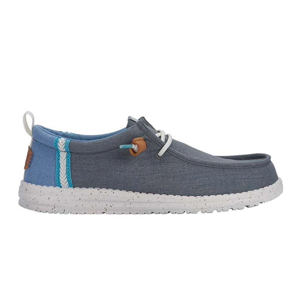 Men's Wally Summer Linen Shoea Monument Grey