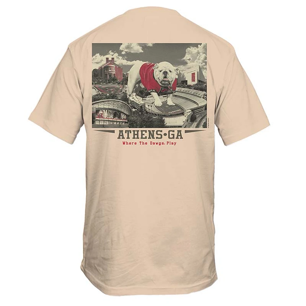 UGA Mascot Stadium Short Sleeve T-Shirt