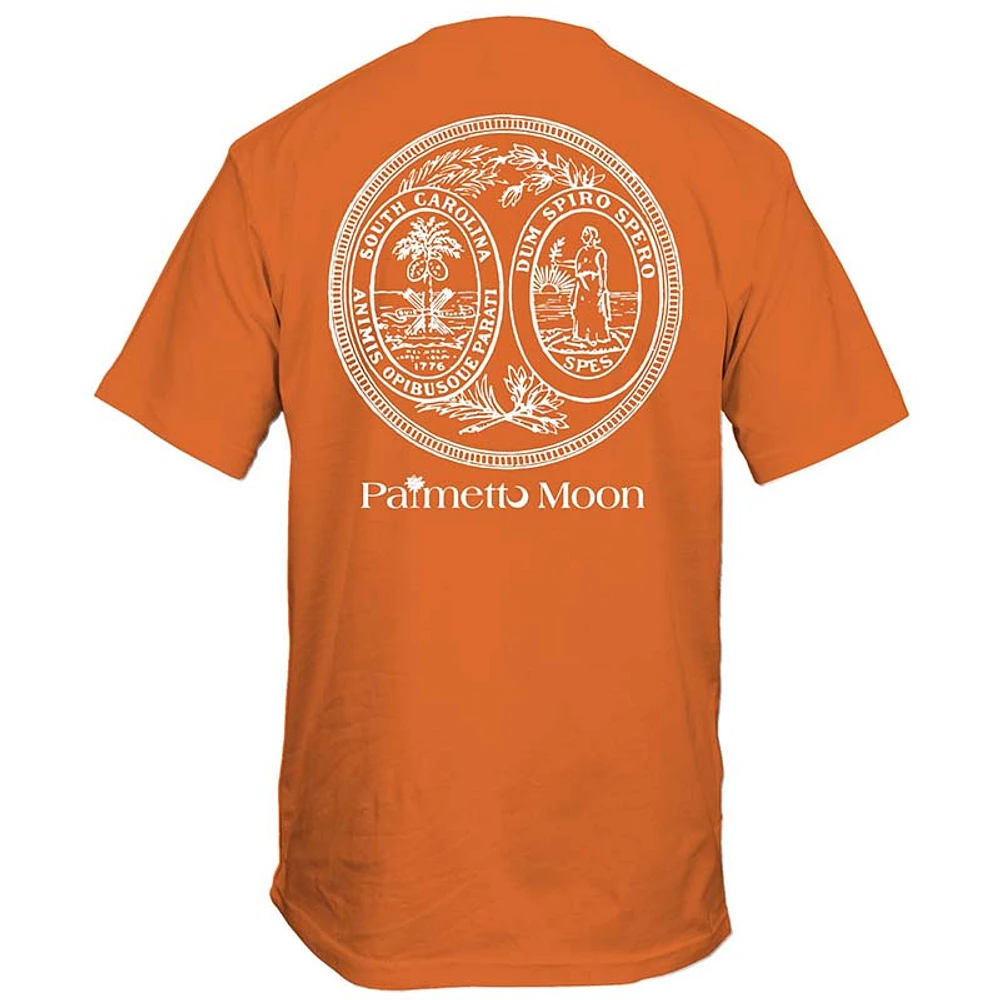 South Carolina Seal Short Sleeve T-Shirt Sunset